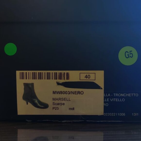 MARSÈLL Ankle boots in Black Leather, Made in Milan, Italy - Picture 2 of 8